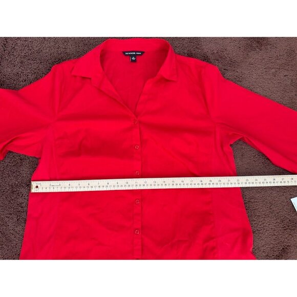Zac and Rachel Red Ladies Top NWT Size 1X - Picture 3 of 12